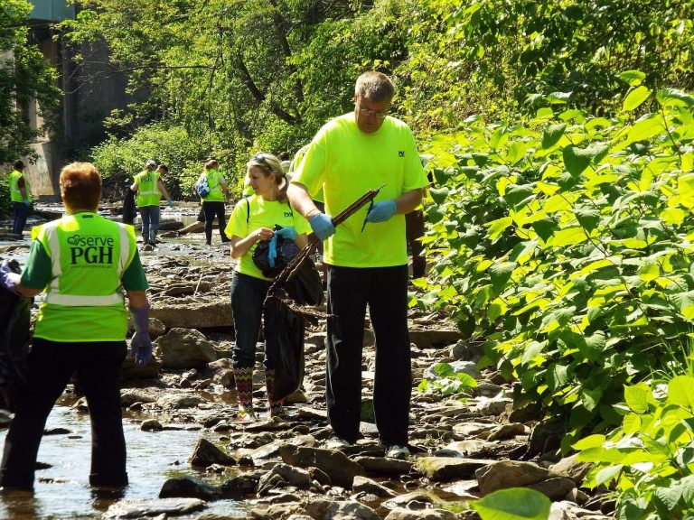 Clearing the stream bed